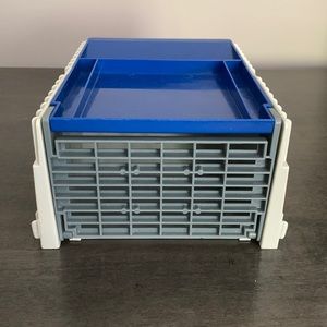 Rokenbok Hinged Ball Storage Bin with Ramp